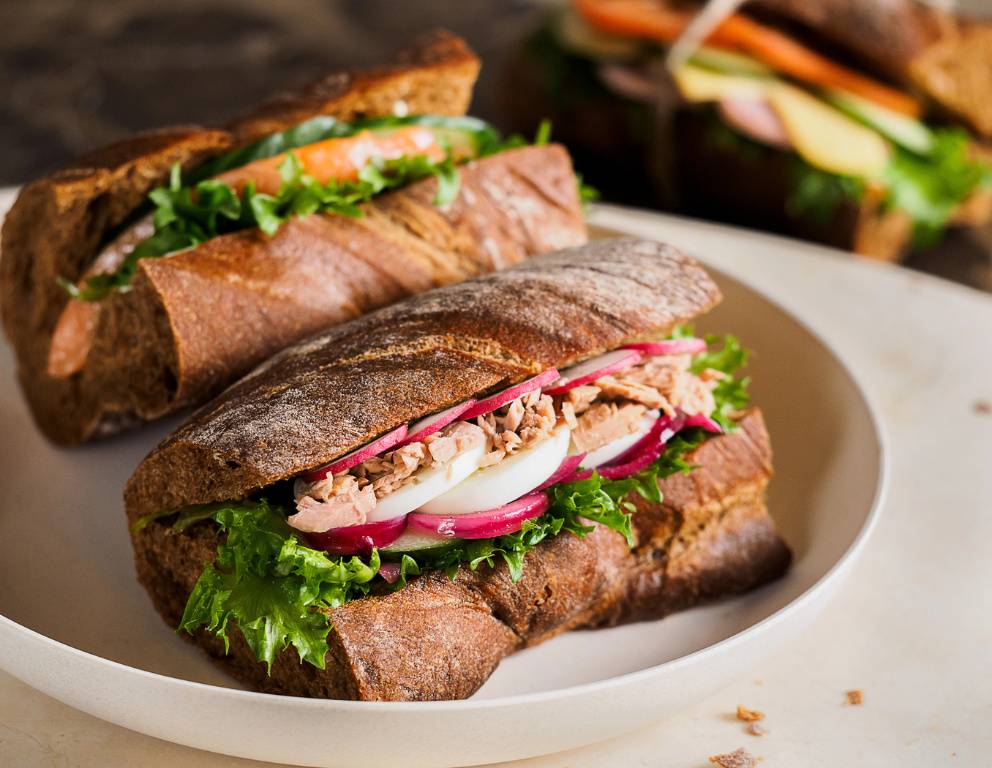 Thunfisch-Baguettes