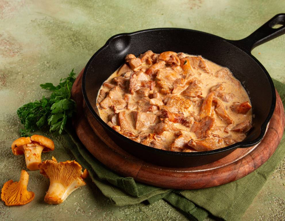 Eierschwammerl Gulasch Eierschwammerl Gulasch