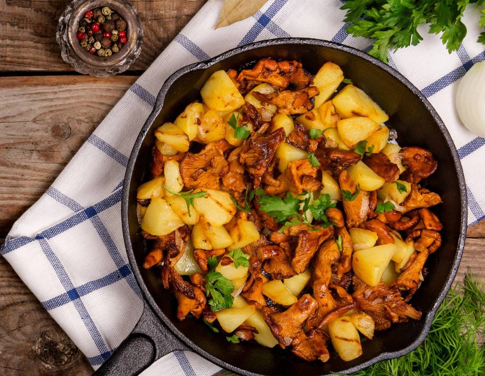 Eierschwammerlgröstl