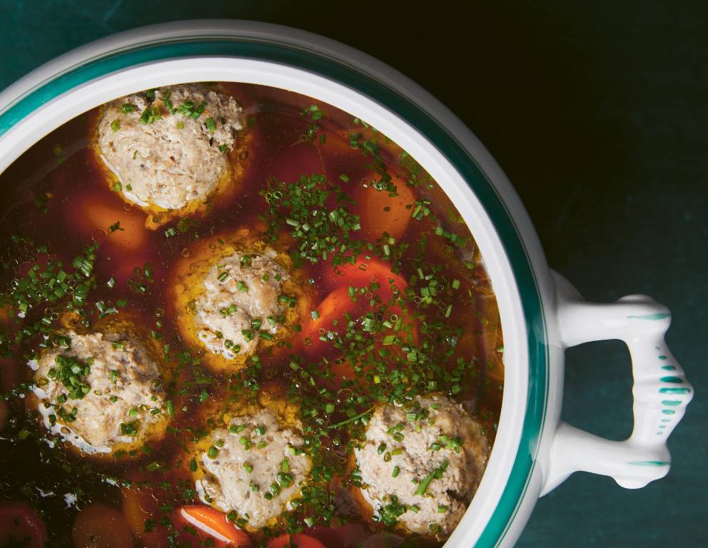 Hausgemachte Leberknödel