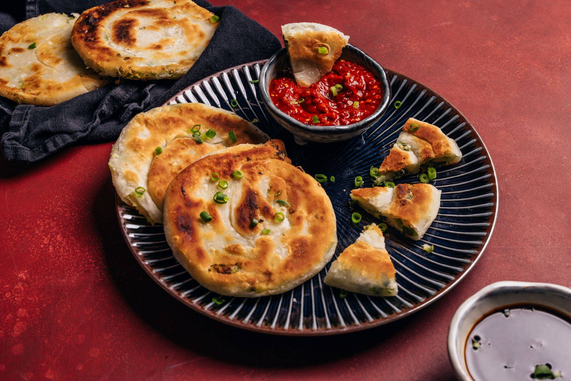 Cong You Bing – Frühlingszwiebel Pancakes