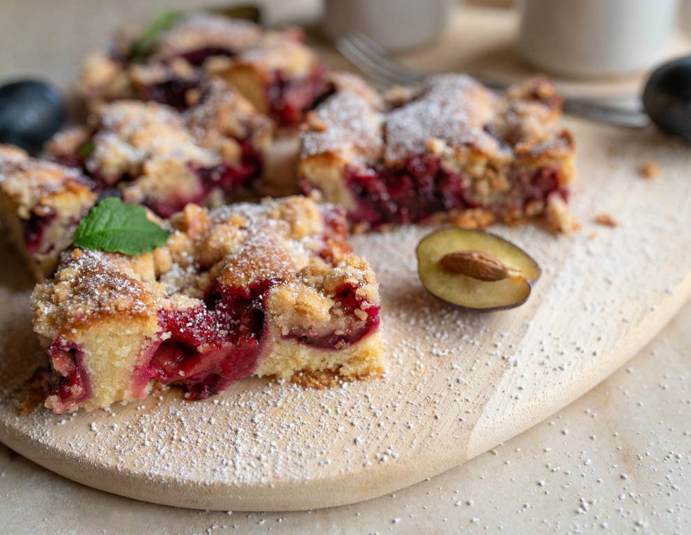 Zwetschkenkuchen vom Blech Zwetschkenkuchen vom Blech