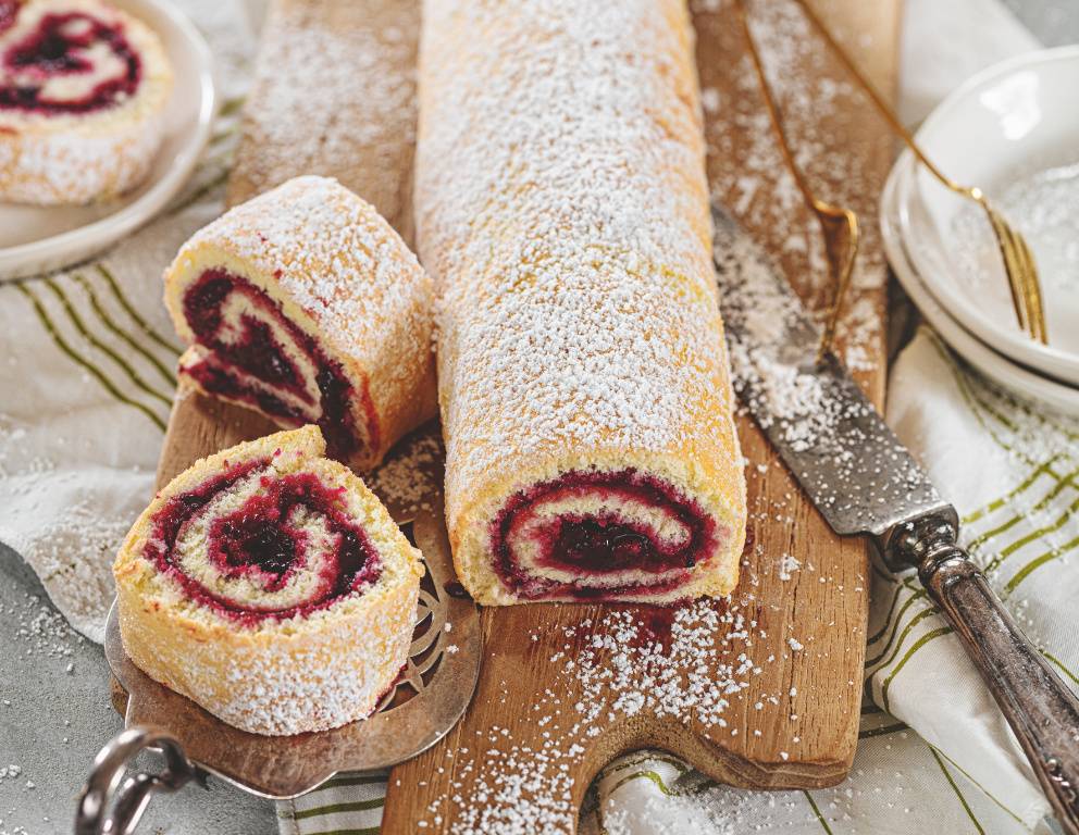Biskuitroulade von Ingrid Pernkopf