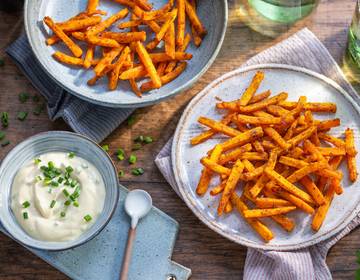 Karotten Pommes im Airfryer Karotten Pommes im Airfryer