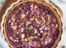 Rotkrautquiche mit Feta Rotkrautquiche mit Feta