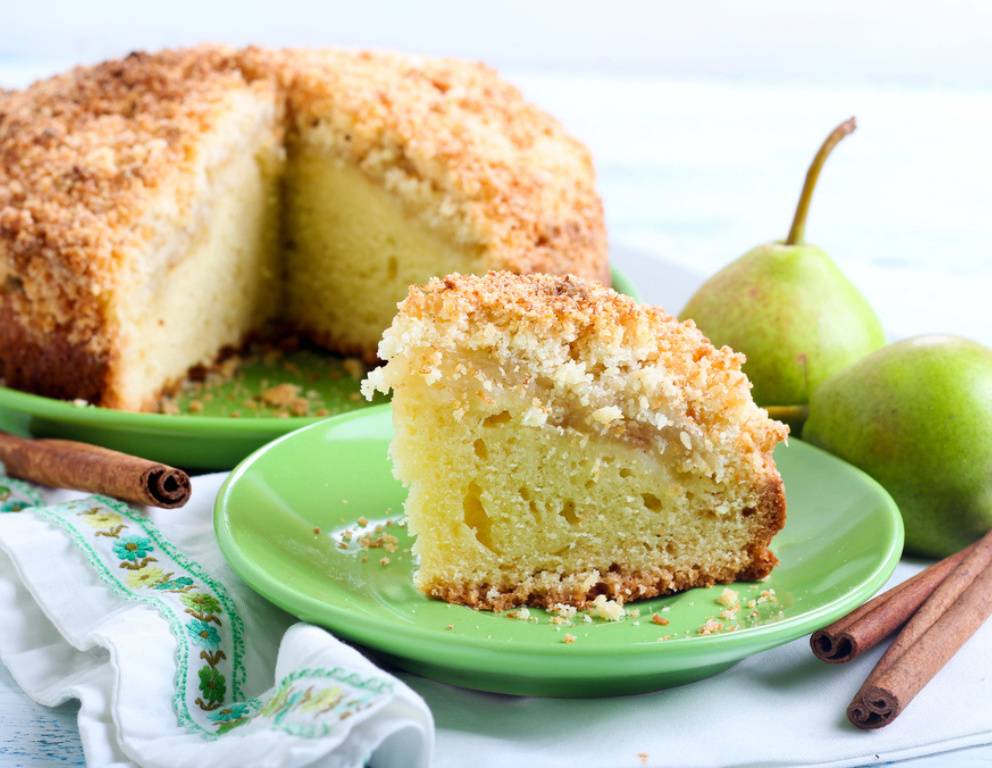 Birnenstreuselkuchen