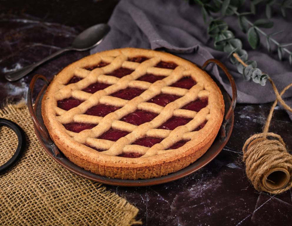 Klassische Linzertorte