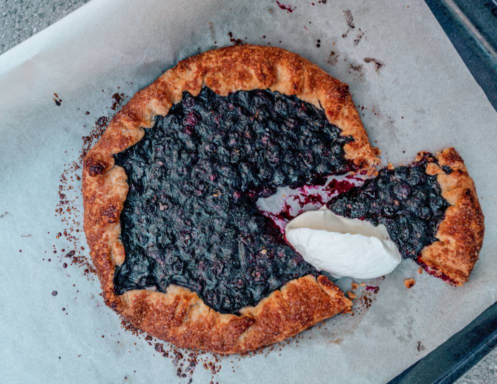 Grannys Heidelbeertarte