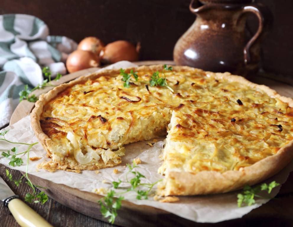 Französischer Zwiebelkuchen