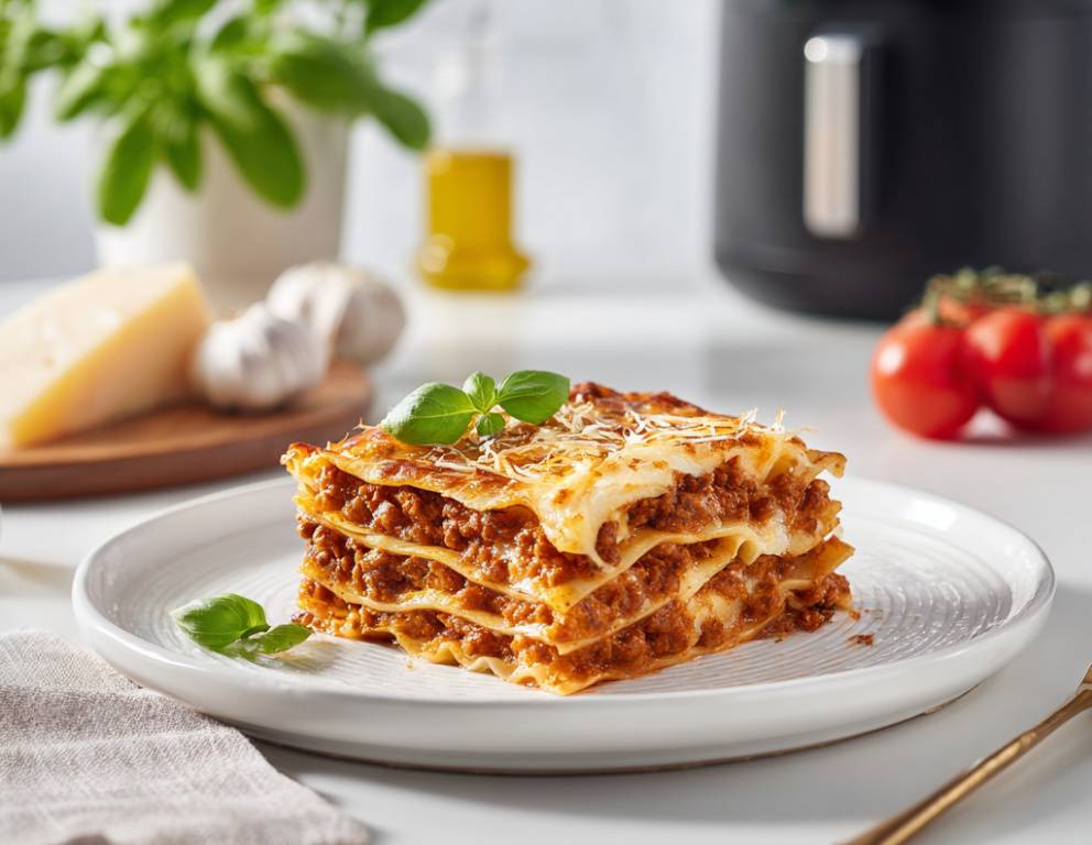Lasagne aus der Heißluftfritteuse