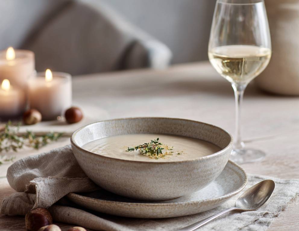 Maronicremesuppe