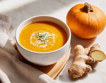 Kürbis-Ingwersuppe Kürbis-Ingwersuppe