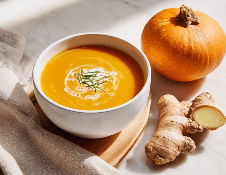 Kürbis-Ingwersuppe Kürbis-Ingwersuppe