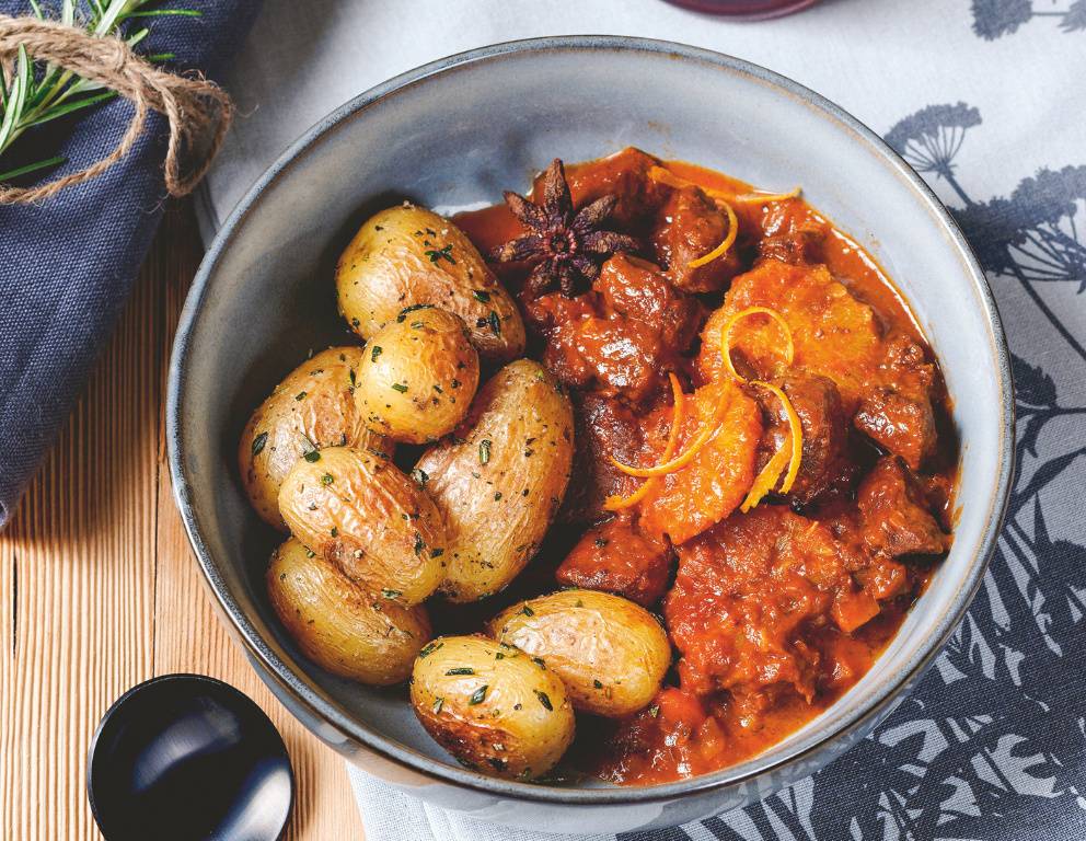 Gulasch aus der Wildschweinkeule