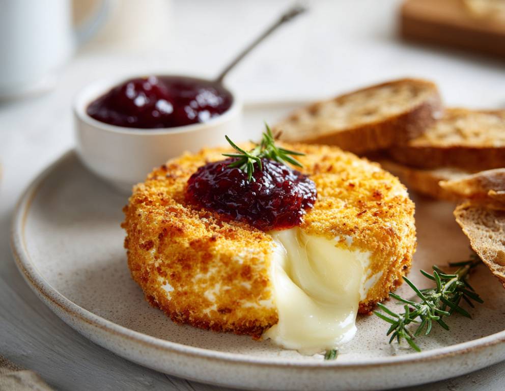 Gebackener Camembert aus dem Ofen