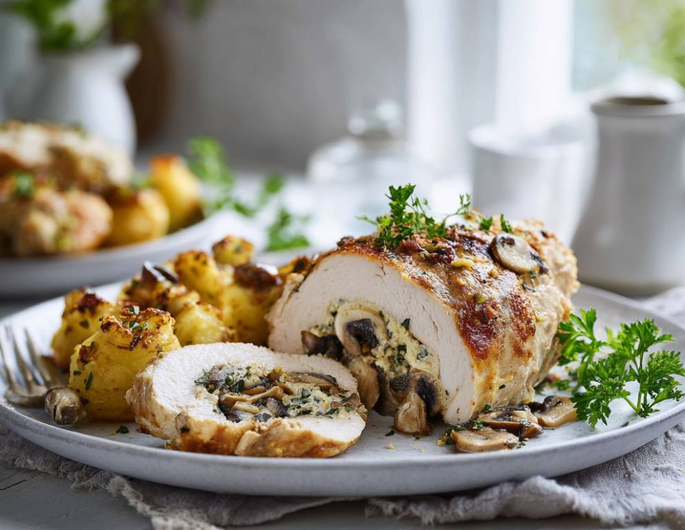 Hühnchenbrustfilet Försterin aus dem Dampfgarer