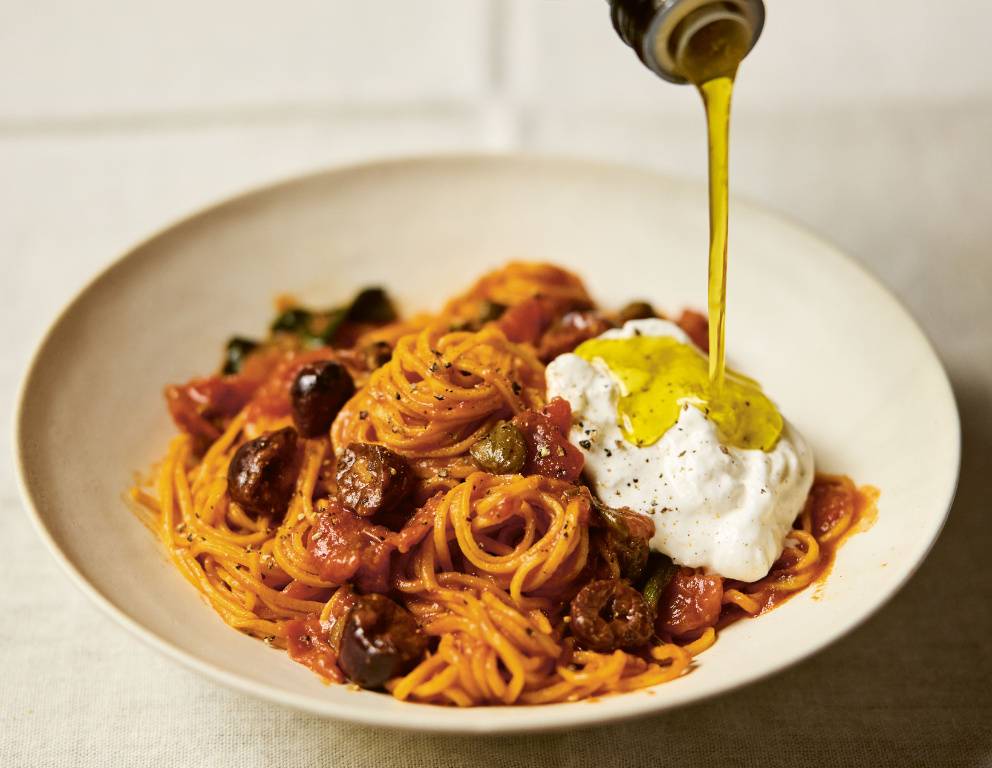 Tagliarini alla Puttanesca