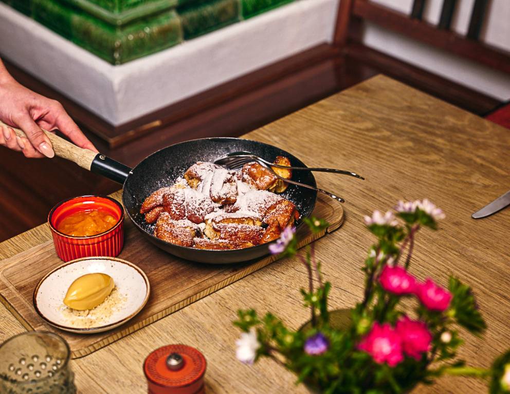 Kaiserschmarrn - Originalrezept von Stefan Griessler, Küchenchef Poststube 1327