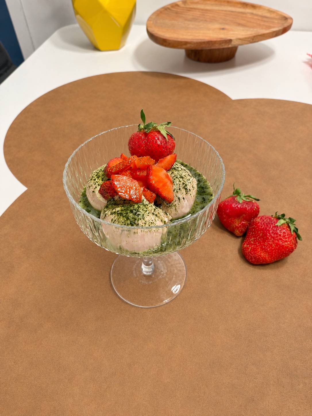 Nesquik Strawberry Matcha Gelato