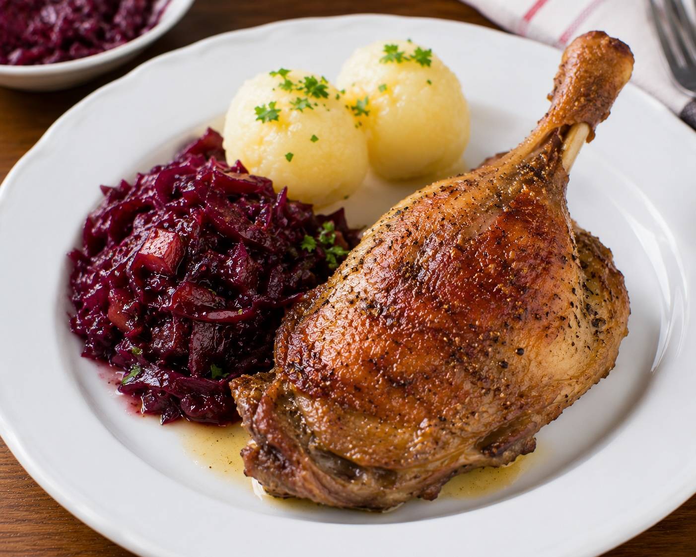 Entenschenkel aus der Heißluftfritteuse