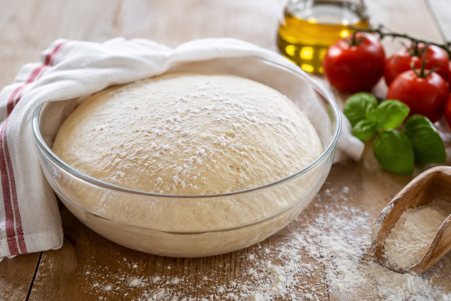 Grundrezept für Pizzateig