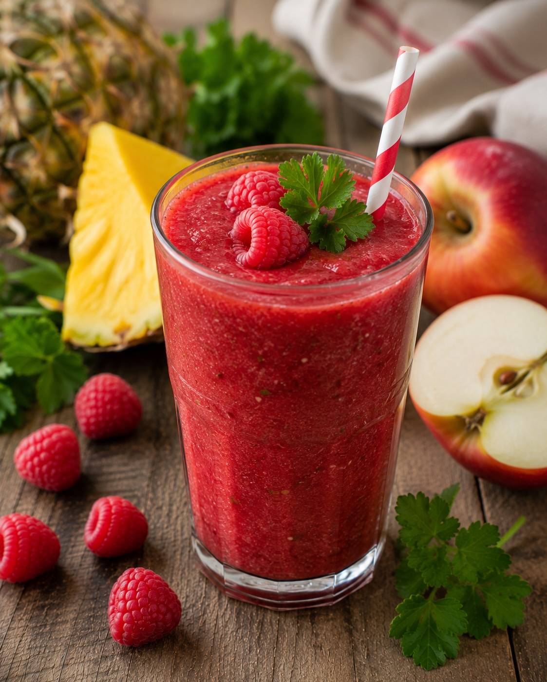 Roter Smoothie