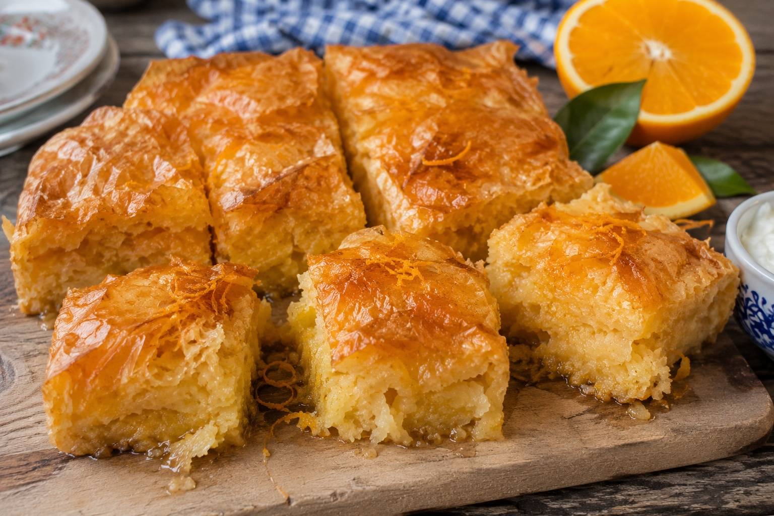 Griechischer Orangenkuchen (Portokalopita)