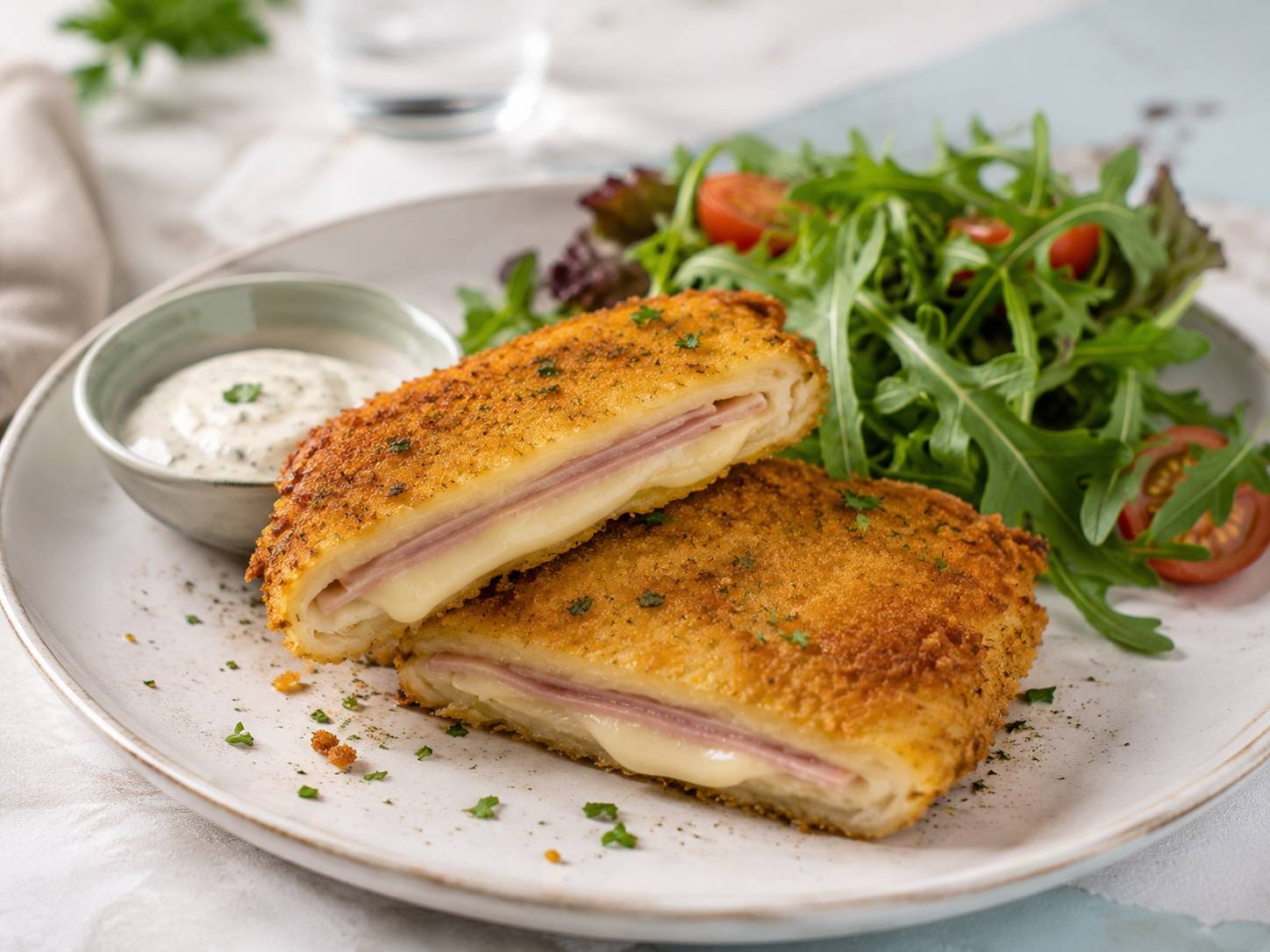 Sellerie Cordon Bleu aus der Heißluftfritteuse