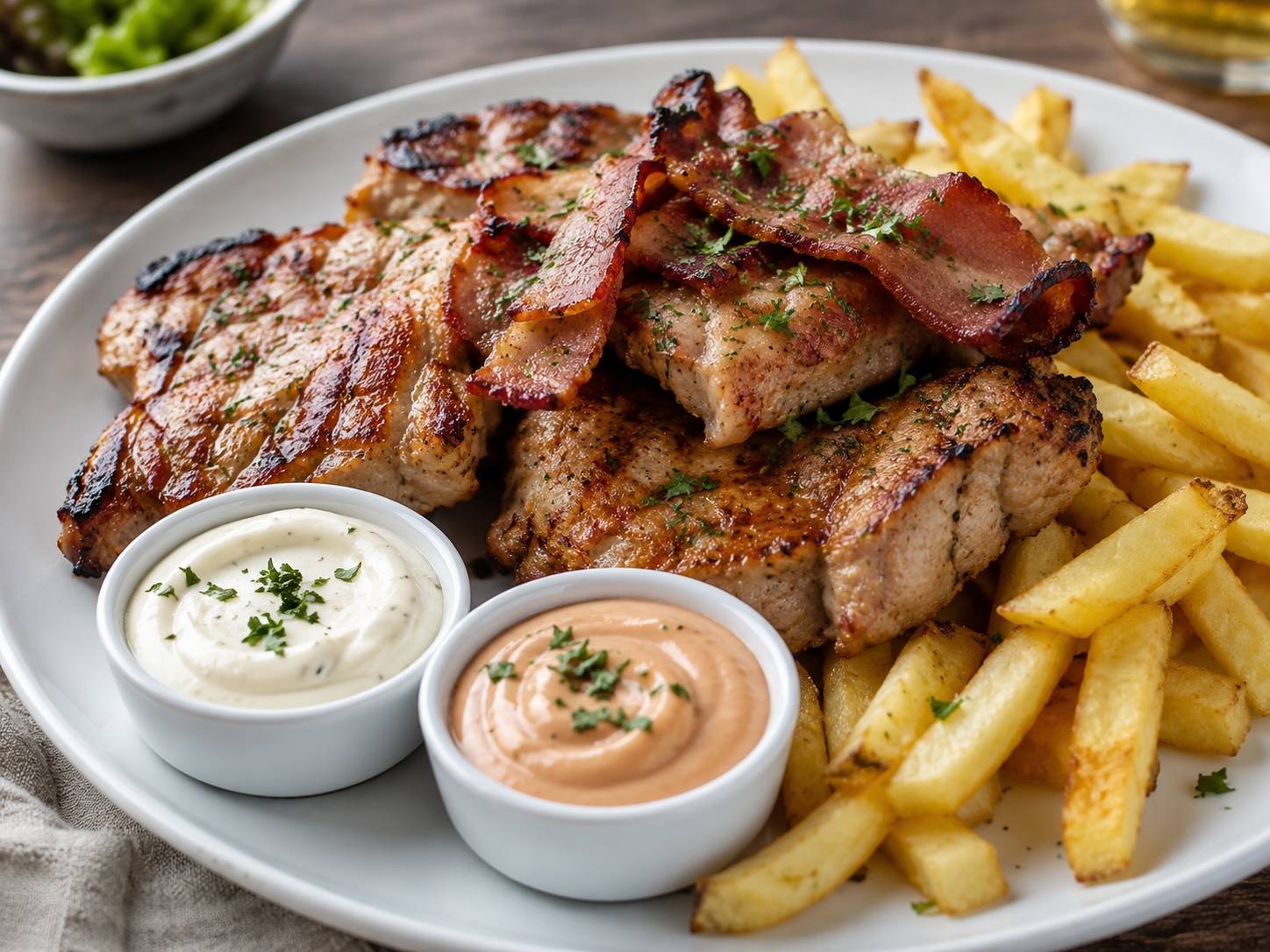 Herzhafter Grillteller