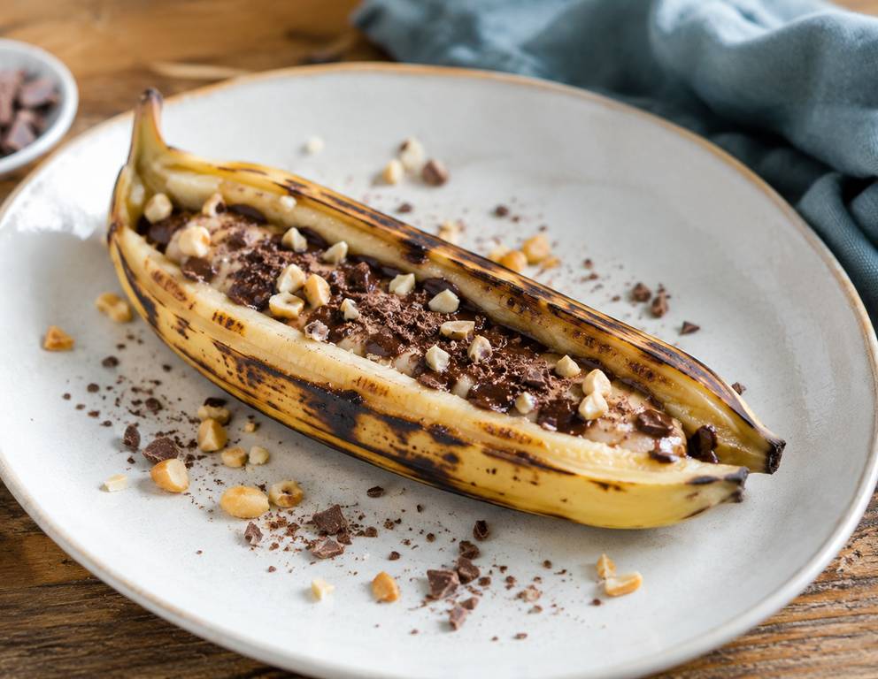 Gegrillte Schokobanane Gegrillte Schokobanane