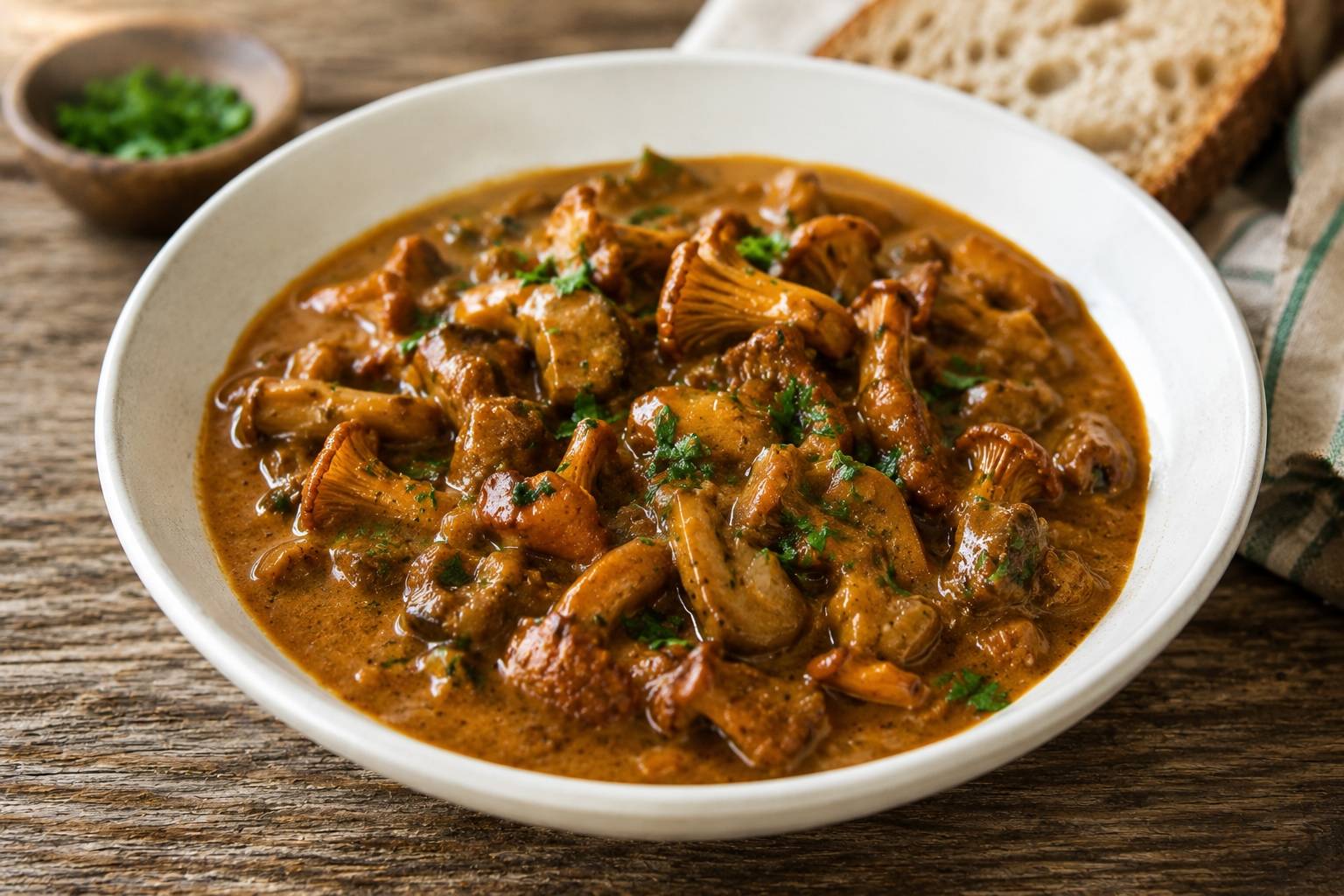 Eierschwammerl Gulasch
