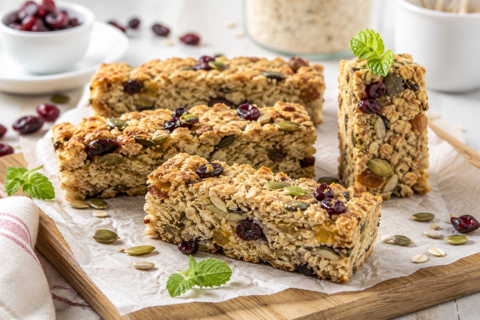 Müsliriegel aus der Heißluftfritteuse