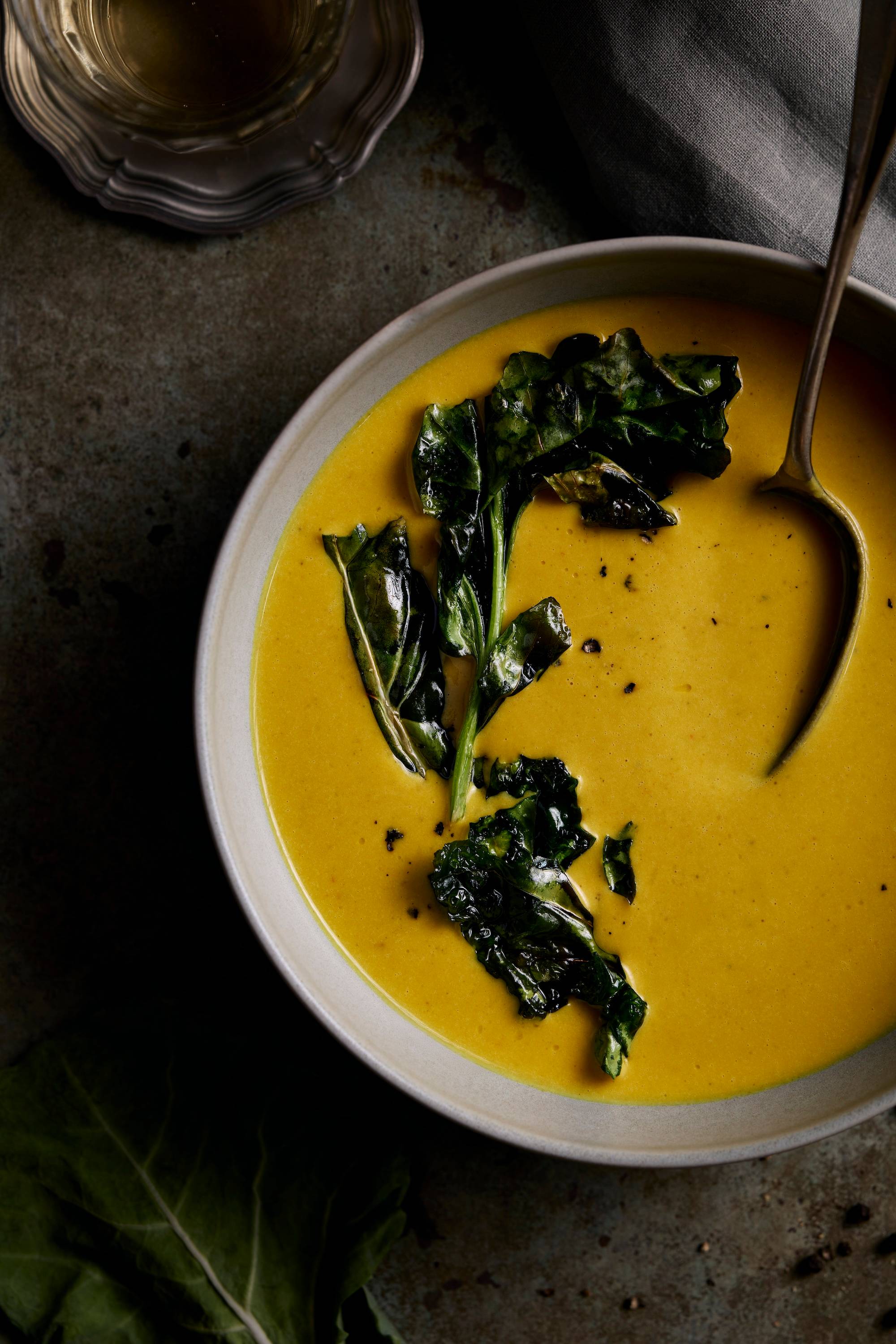 Kohlrabi- Süßkartoffel-Suppe