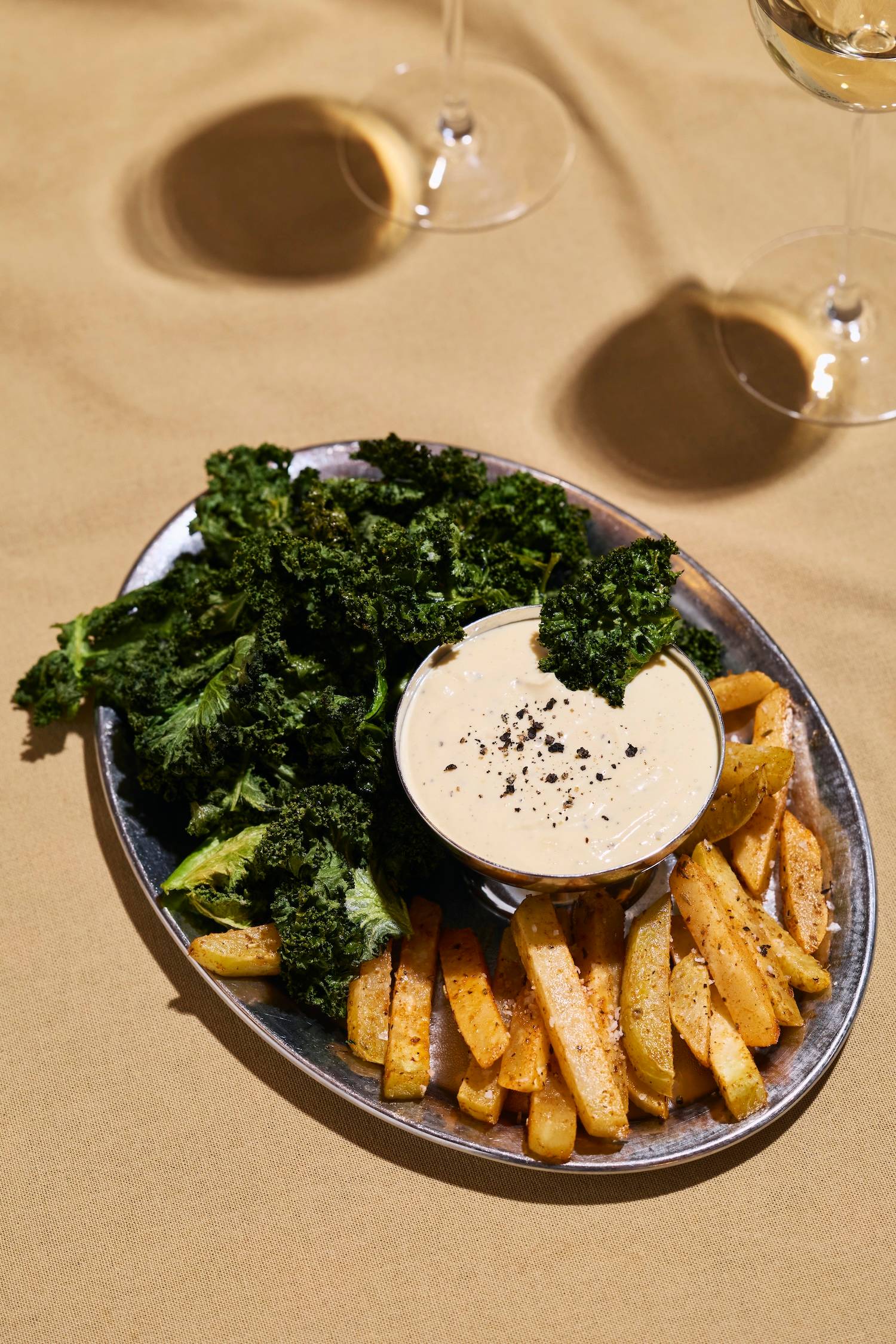 Kohlrabipommes & Kohlchips