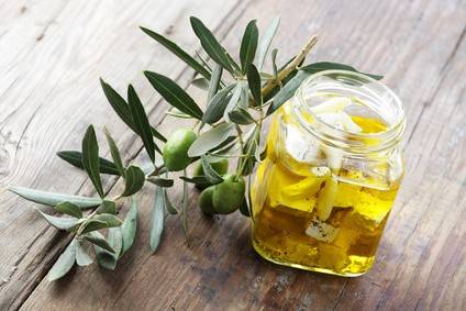 Konservieren durch Olivenöl