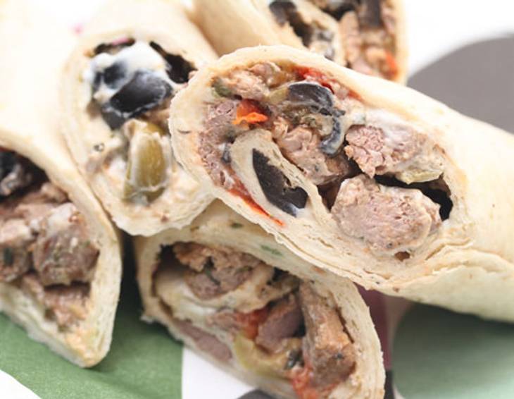 Griechische Lamm Wraps Griechische Lamm Wraps