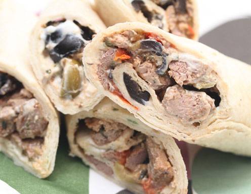 Griechische Lamm Wraps Rezept - ichkoche.de Griechische Lamm Wraps Rezept - ichkoche.de