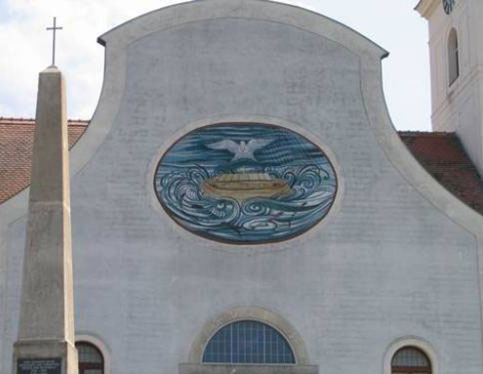 Deutschkreutz - Kirche mit Lehmden-Bild Deutschkreutz - Kirche mit Lehmden-Bild