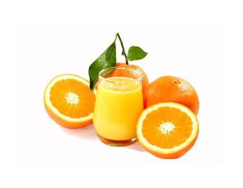 Orangen und Orangensaft