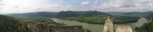 Ruine Dürnstein - Panoramaaussicht