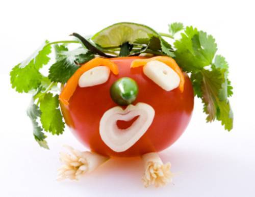 <p>Tomaten-Gesicht</p>