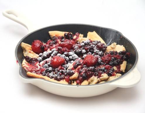 Joghurtschmarren mit Waldbeeren