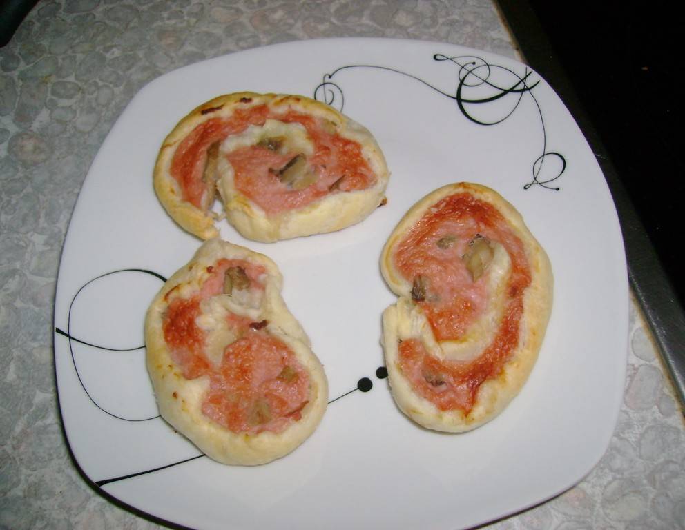 Leberkäs-Schnecken Leberkäs-Schnecken