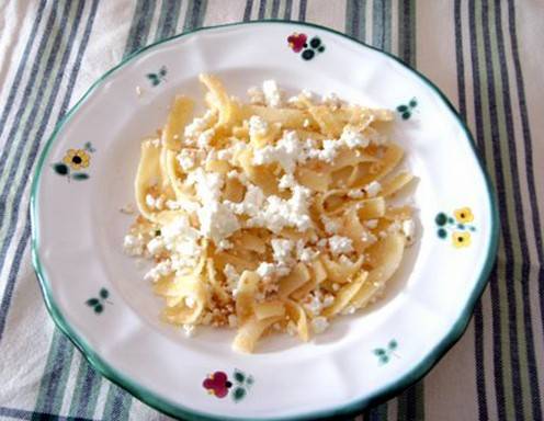 Bröselnudeln mit Topfen