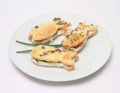 Silvesterfischchen mit Lachs