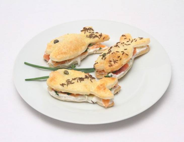 Silvesterfischchen mit Lachs Silvesterfischchen mit Lachs