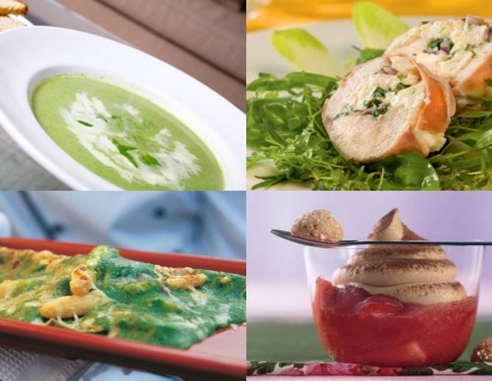 Frühlingsmenü mit Bärlauch Frühlingsmenü mit Bärlauch