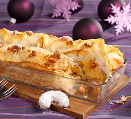 Vanillekipferstrudel