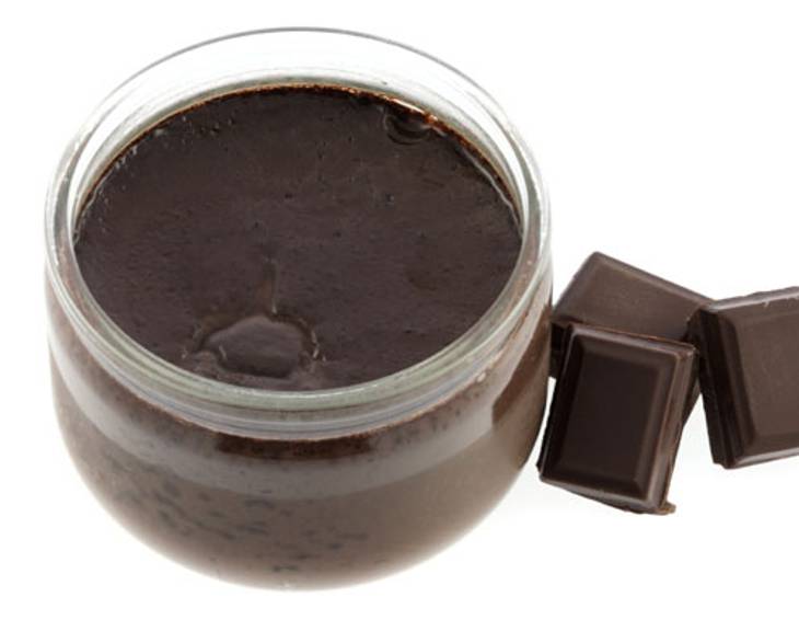 Selbstgemachtes Kakaojoghurt mit Stevia Selbstgemachtes Kakaojoghurt mit Stevia