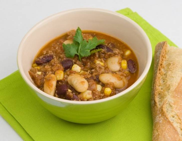 Chili con carne mit faschiertem Fleisch Chili con carne mit faschiertem Fleisch